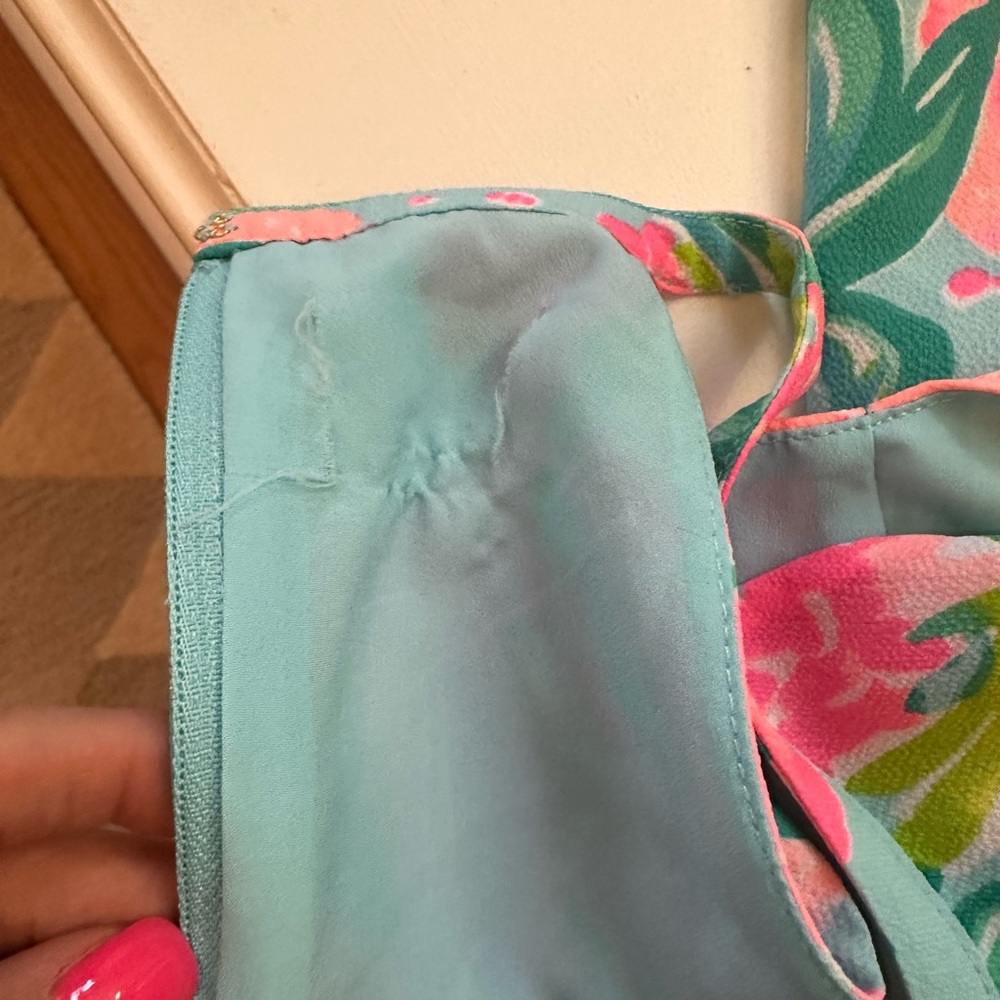 Lilly Pulitzer Fernanda Dress Pineapple Shake - Picture 8 of 15